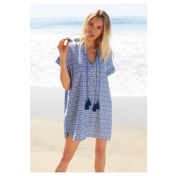Roller Rabbit Dresses & Skirts - Roller Rabbit Wythe Cover-Up 100% Cotton Tunic Mini Dress